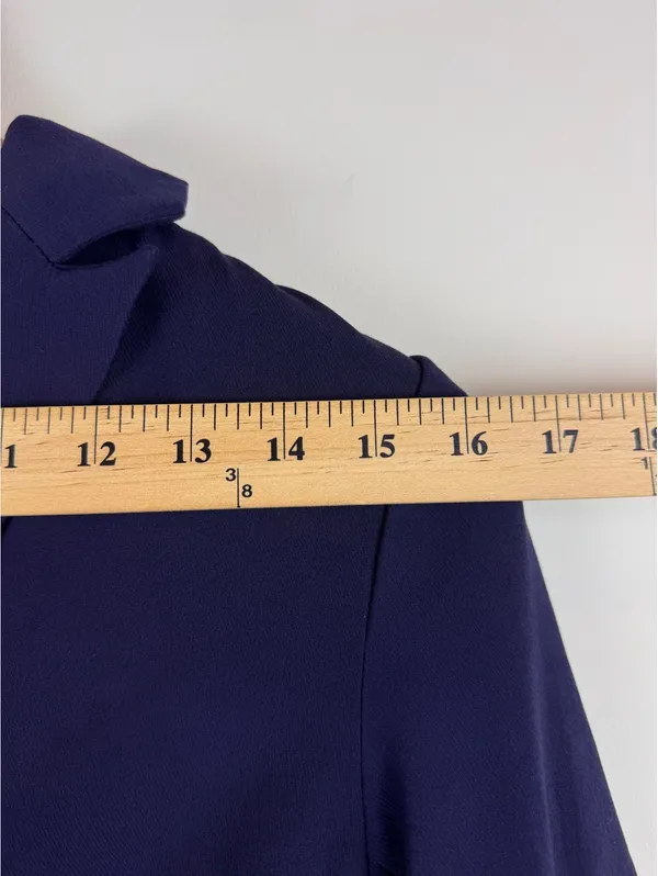 Superdown Kendra Cut Out Blazer Mini Dress Navy Blue Long Sleeve Size S Revolve - Image 12