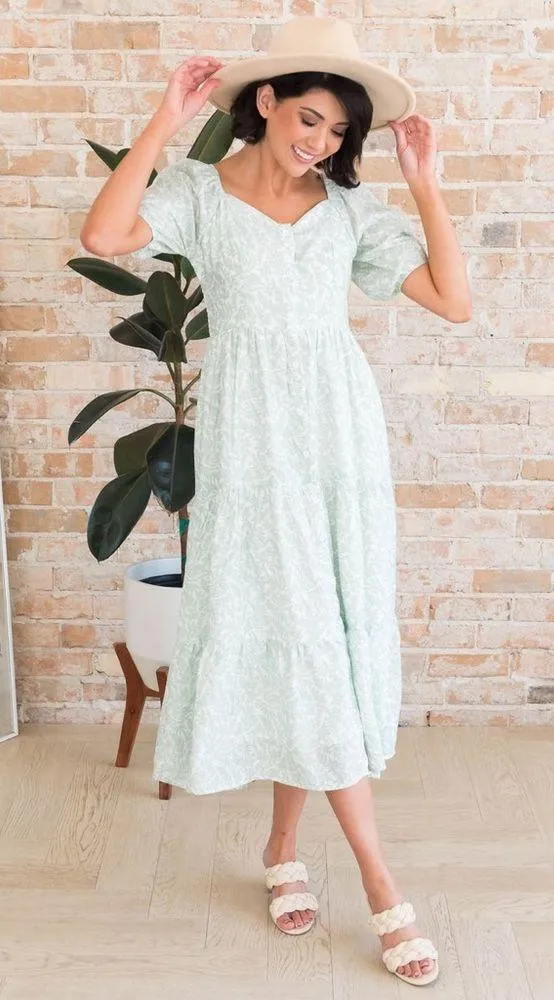 Mikarose ‘The Drew’ Maxi Small Floral Maxi Dress - size XL - Image 12
