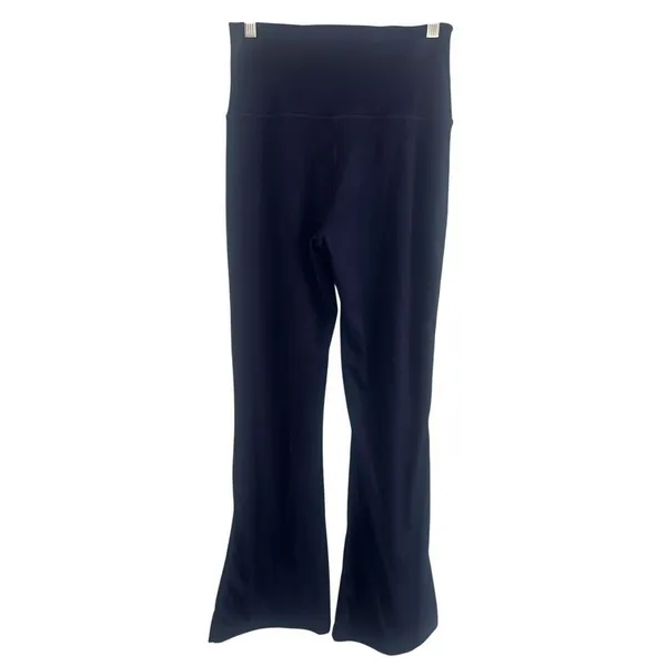 ✨Quince Ultra-Form High-Rise Crossover Flared Deep Navy Sz Medium Pants✨ - Image 8