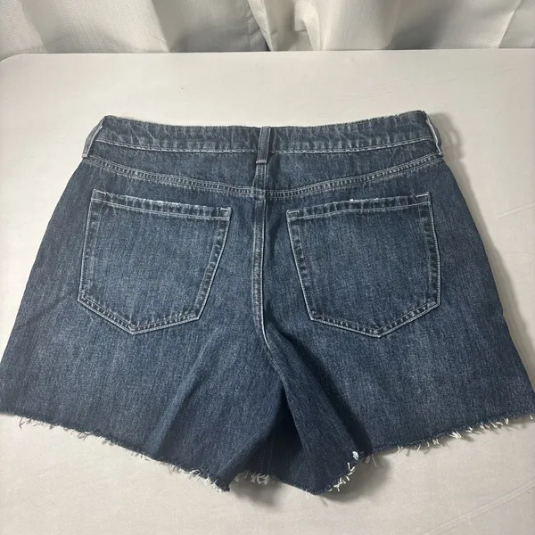 Hollister Women High Rise 5" Relaxed Cut‎ Off Blue Denim Jean Shorts Size 12 W31 - Image 7
