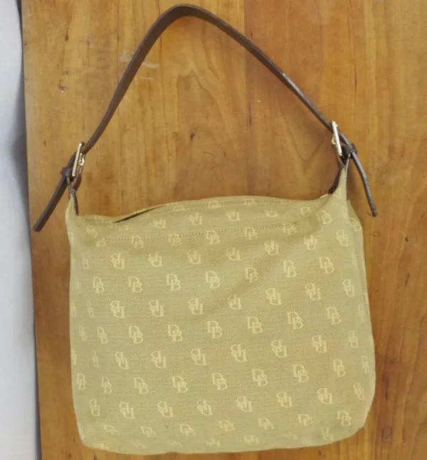 Dooney & Bourke Monogram Canvas Shoulder Bag - Image 2