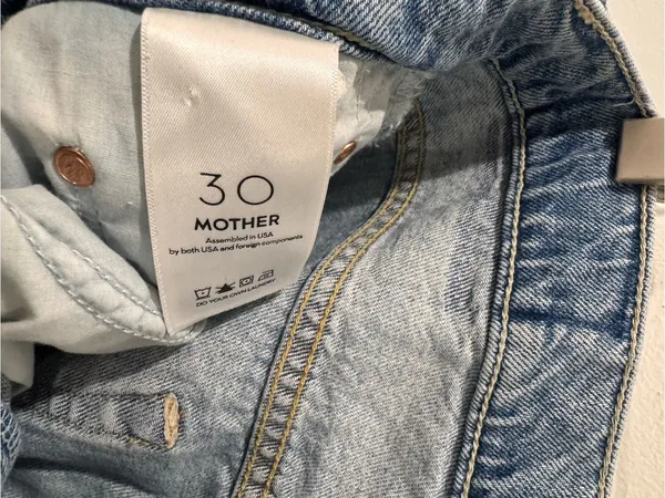 MOTHER Sz 30 The Huffy Flood in Merry Light Wash - Image 5