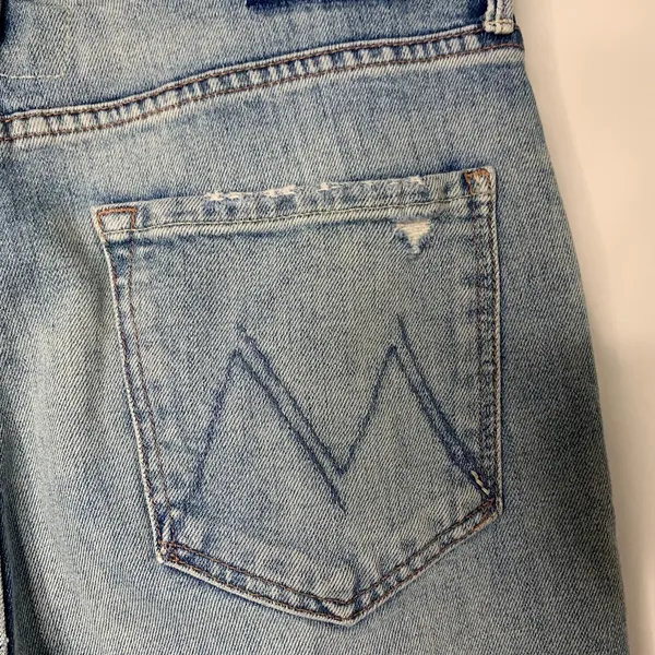 Mother The Dazzler Toke Front Ankle Wild Calling Womens Denim Jeans Size 30 - Image 5