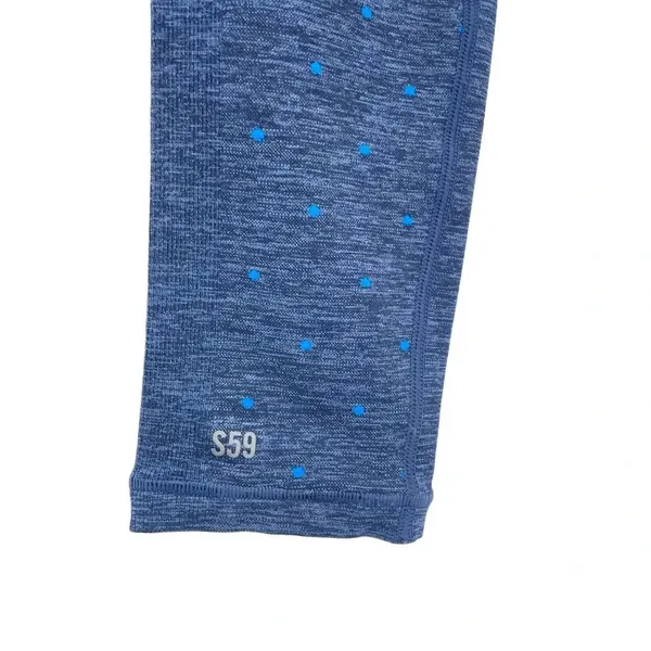 Splits59 Mika High Waist Polka Dot Blue Seamless Leggings Size‎ M/L - Image 6