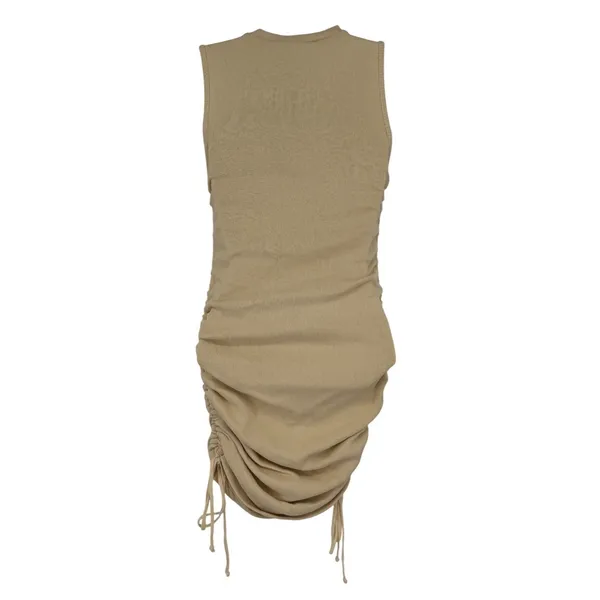Lioness Ruched Bodycon Mini Dress Ecru Y2K Club Date Night‎ S NWT - Image 3