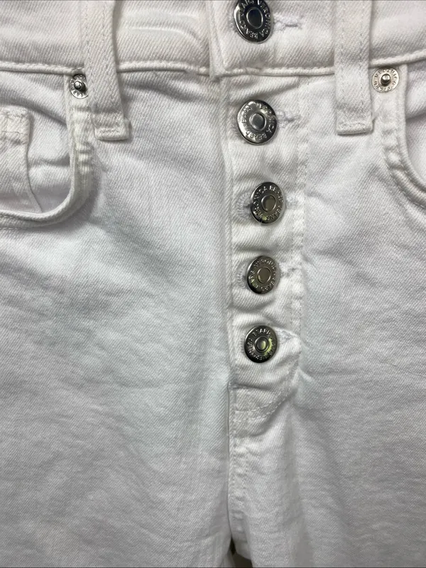 Veronica Beard Debbie High Rise Sz. 29 Ankle White Skinny Jeans 26” Inseam - Image 2