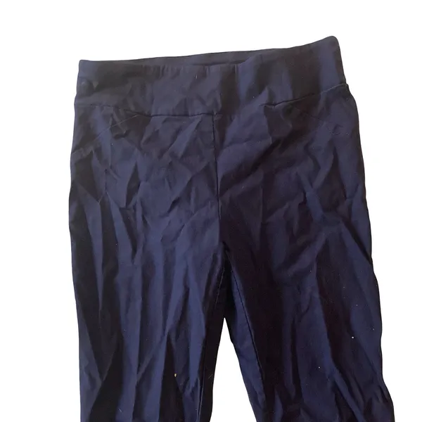 Navy Blue Pull On Pants Size 29 - Image 2