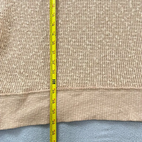 Free People We The‎ Free Tommy Turtleneck Sweater Toasted Almond Large Slouchy L - Image 9
