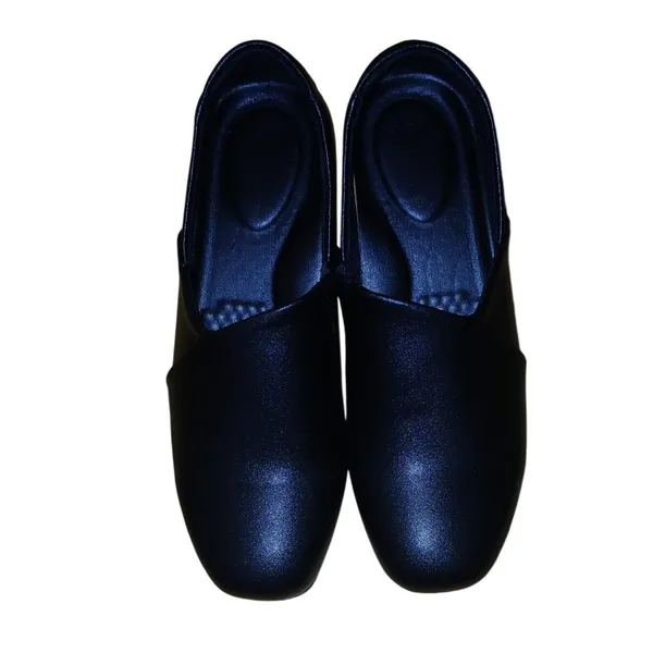 Unbranded Slip On Mules Womens 6.5 Black Block Heel Minimalist Office A27 - Image 3