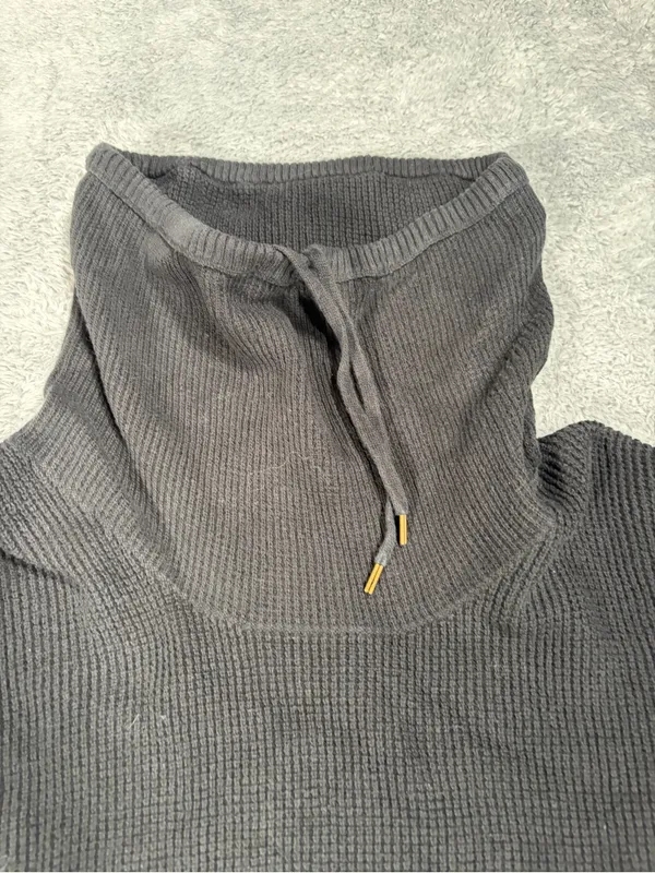 Lauren Ralph Lauren black Funnel Neck Knit Sweater medium - Image 6
