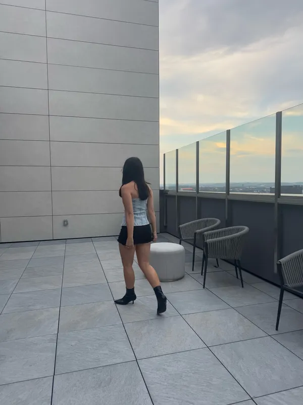 stretchy jean top forever 21 - Image 3
