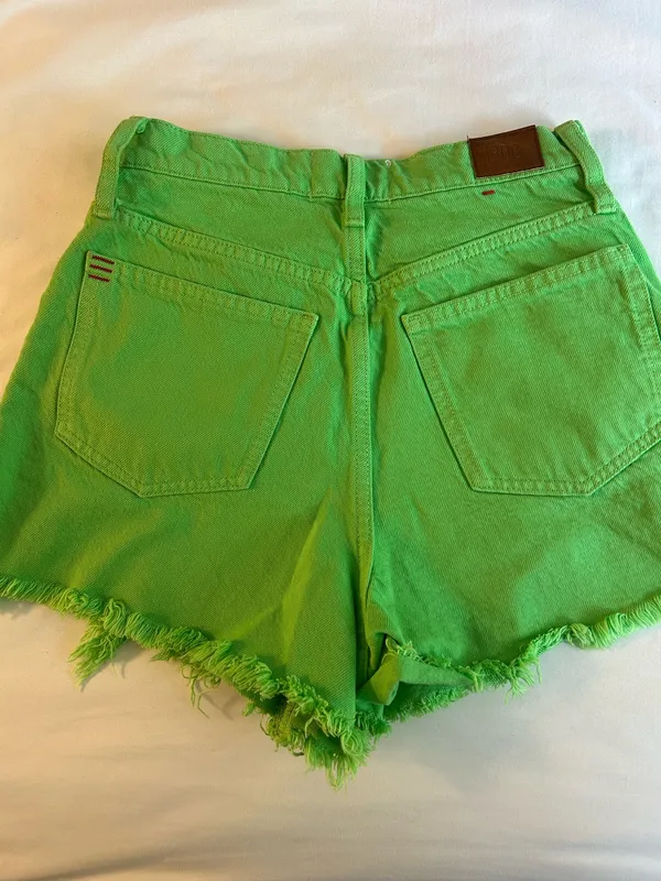 Urban Outfitters BDG Green Denim Shorts - Image 3