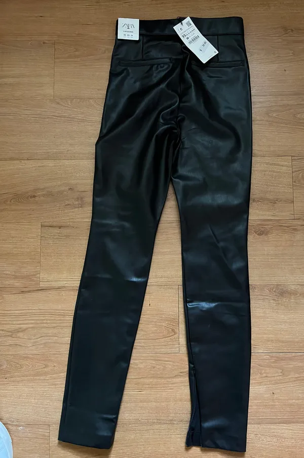 Faux Leather Pants - Image 3