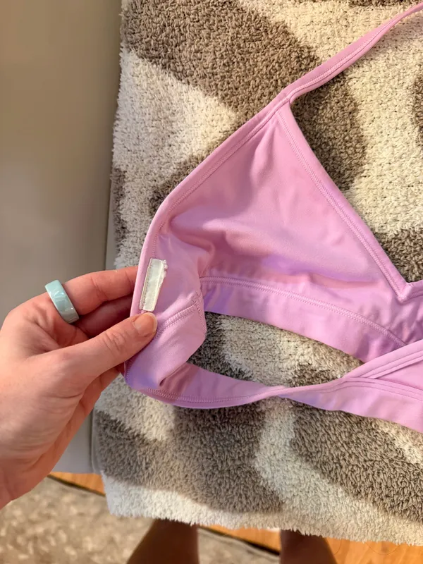 Pink Gymshark Bra Minimal Support - Image 4