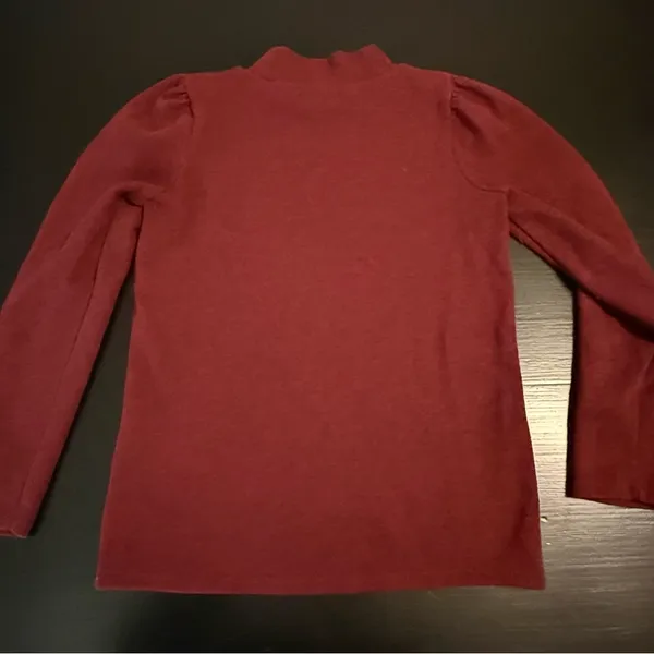 Madewell Burgundy‎ Long Sleeve sweater - Image 6