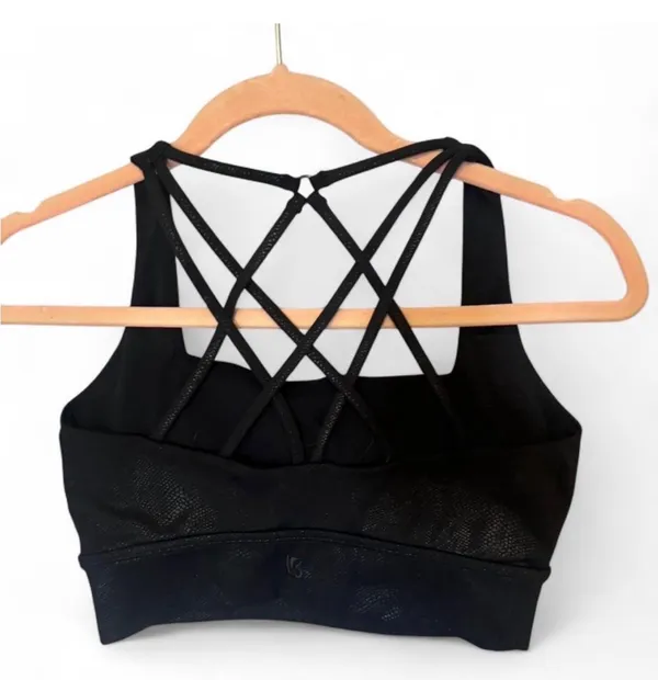 Buff bunny black sports bra size S - Image 2