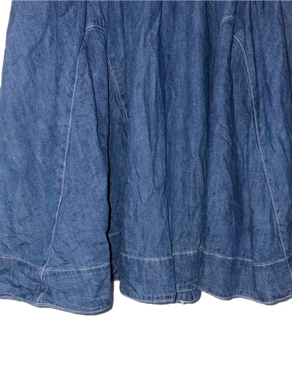 Free People Chester Denim Mini Dress Size Medium - Image 10