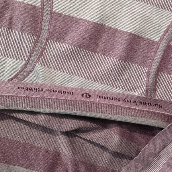 Lululemon Run Swiftly Tech Short Sleeve Heathered Plum Size 12 - Image 3