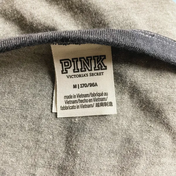 Victoria's Secret PINK Gray Camo Short Sleeve Tee - Image 6