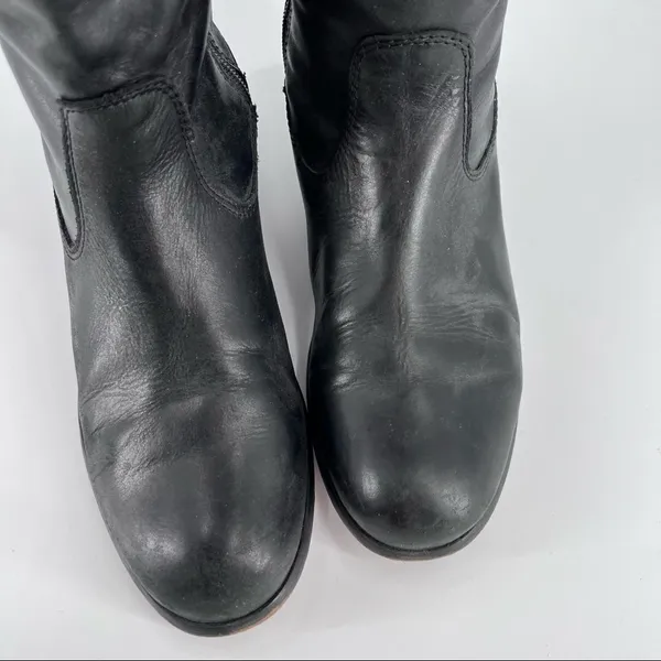 Kenneth‎ Cole Black Leather riding Boots Size 7.5 - Image 5