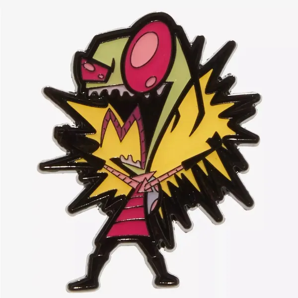Nickelodeon Invader Zim Triumph Enamel Pin - Image 2