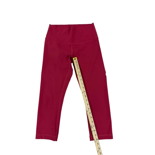 Lululemon Athletica Red Leggings Size 8 Womens Activewear - Image 4