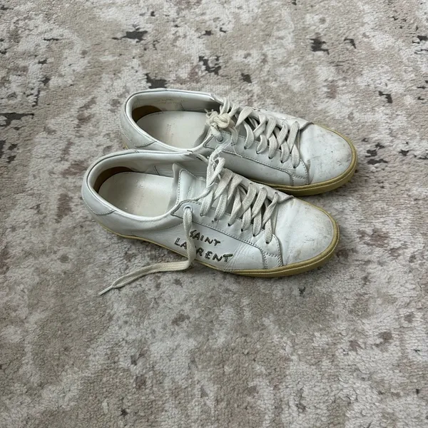 Saint Laurent Women’s Court Classic Sneakers Size 41 - Image 4