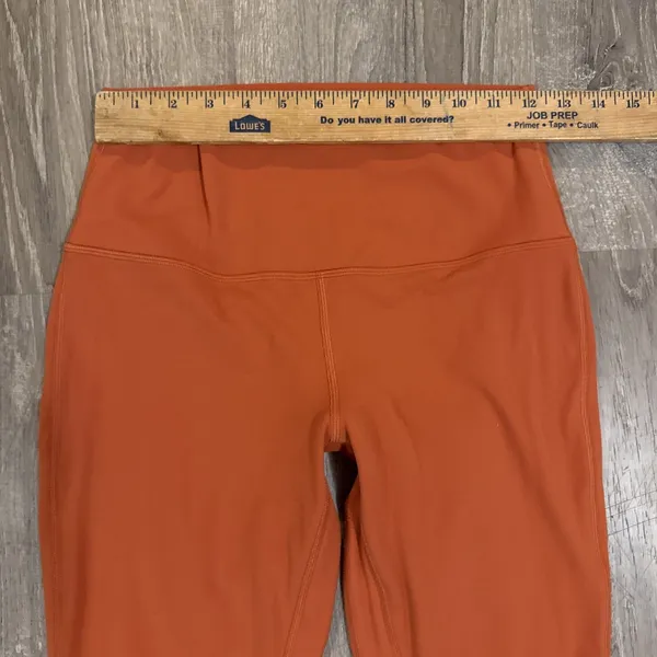 Lululemon Align Pant 25" Legging Size 8 Orange W5CTCS‎ Nulu Athletic - Image 4
