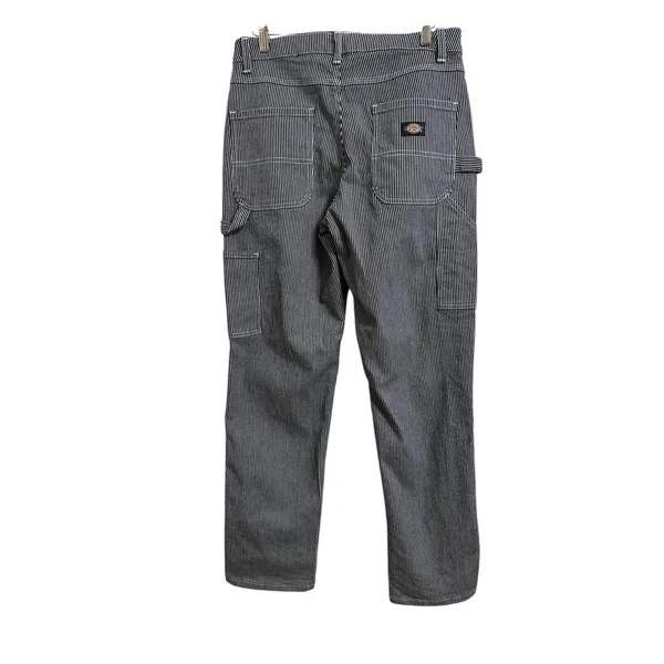 Dickies women's relaxed‎ fit hickory stripe carpenter pants size 27R - Image 4