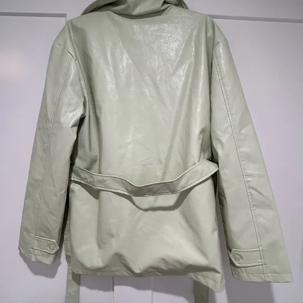 Princess Polly Vegan Leather Coat - Image 3