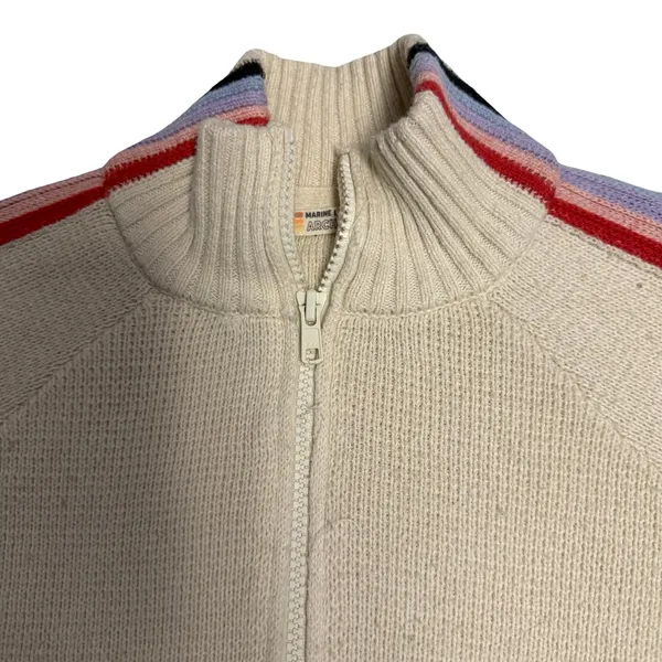 Marine Layer Archive Invierno Quarter Zip Sweater Size Small - Image 3