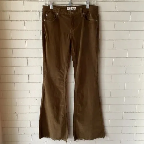 Free People We The Free “Just Float On” Corduroy Flare Pants Size 26 - Image 6