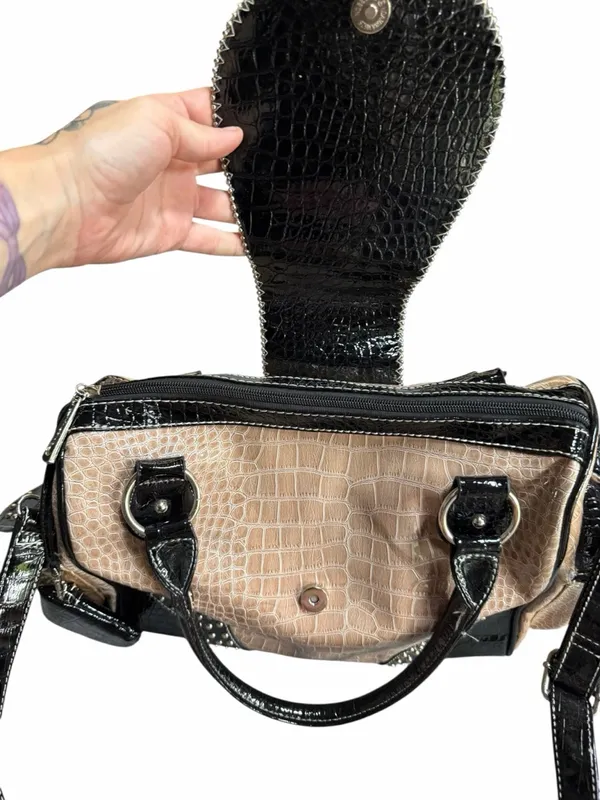 Y2K Western Cross Studded Handbag and Crossbody Cowboy Chic McBling - Image 6