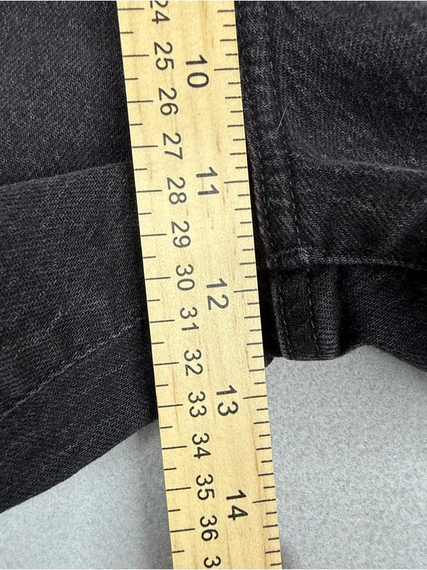 Madewell The 90s Straight Jeans Womens 26 Black High Rise 30” Inseam - Image 12