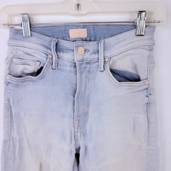 Mother Denim Women's The Insider Crop Step Frey Jeans Size 26 - Image 4