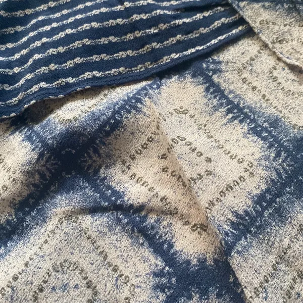 Free People ‘Call On Me’ asymmetrical strap blue boho ruffle tank, size small - Image 6