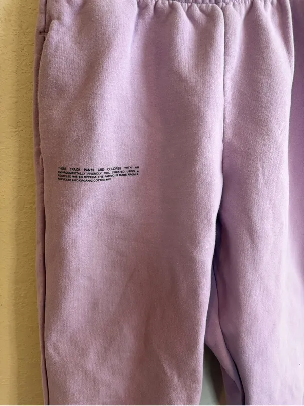 PANGAIA Women’s Purple Track Pants Joggers Size Small - Image 2
