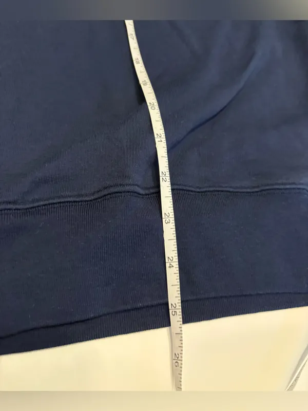 Sporty & Rich SR Sport crew navy white XL Terry - Image 9