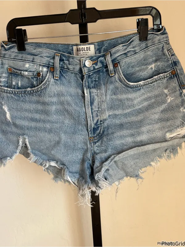 AGOLDE Parker Vintage Cut Off Short in Swapmeet 30 - Image 3