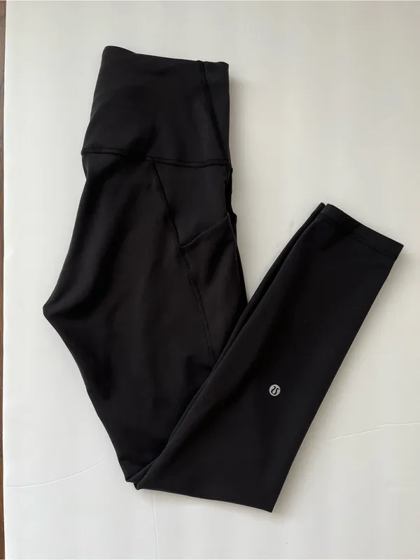Lululemon Wunder Train High-Rise leggings with Pockets 25" black 6 - Image 6