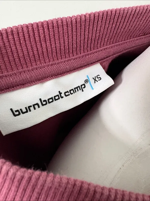 Burn Boot Camp Sweatshirt XS Red - Image 4