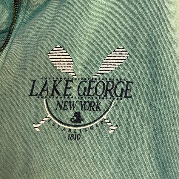 Lake George teal sweatshirt Blue - Image 2