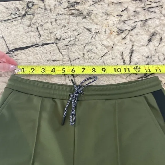 Hunter Pants In olive green and black with buttons- women’s size‎ small - Image 6