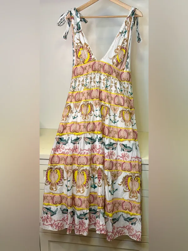 NWT Farm Rio Maritime Magic Dress sz Large - Image 5