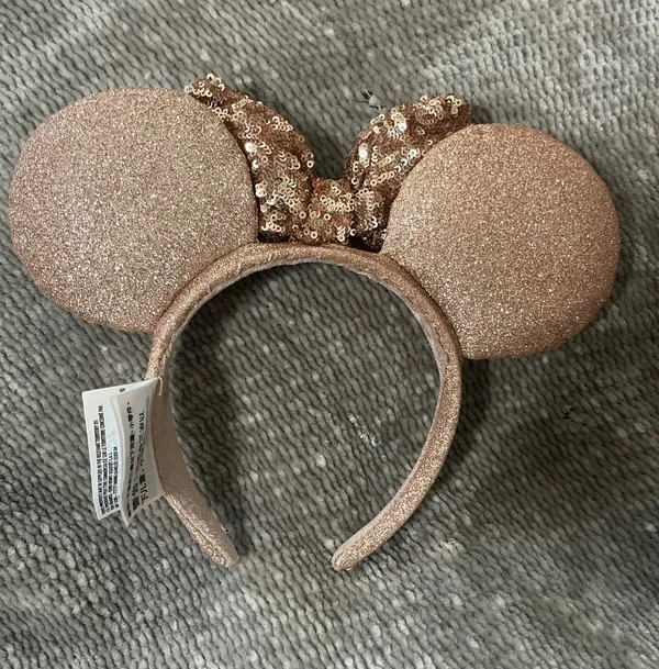 Disney Rose Gold Sequin Mickey Mouse Ears - Image 2
