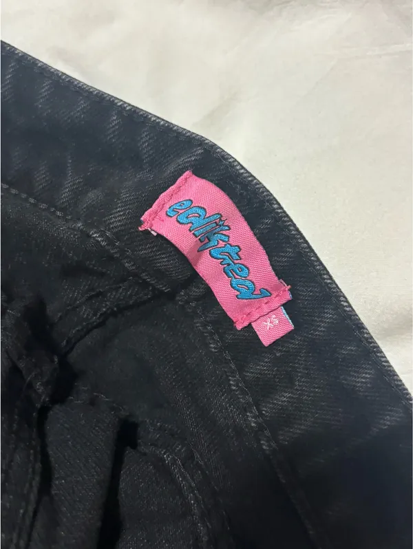 Edikted Denim Mini Skirt - Image 3