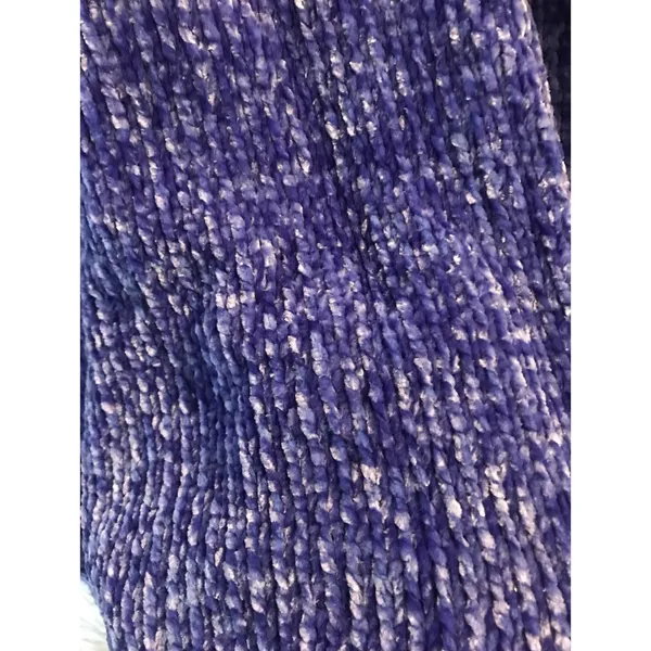 Basic Editions Sweater Women's Chenille V-Neck Knit‎ Blue Size M y2k soft - Image 4