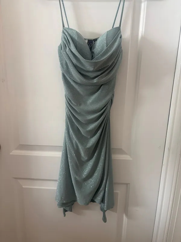 mint green windsor hoco skater dress - Image 3