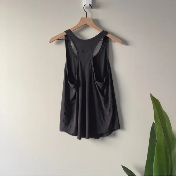 Lululemon Love Tank *Pleated in Black (First Release) Sleeveless Top Pima Cotton - Image 4