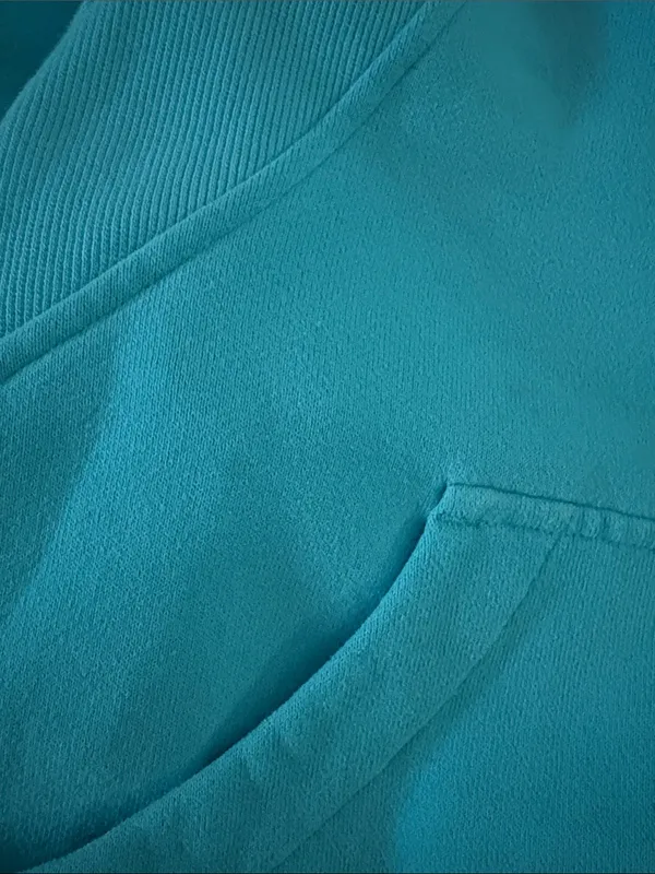 lululemon athletica scuba hooded Bright Turquoise Half-Zip Hoodie - Image 6